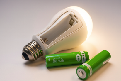 2 шт LED-лампа с аккумулятором 20W, аварийный свет до 10 часов, аккумуляторные лампочки AP-479 фото