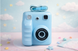 Фотоаппарат моментальной печати Instant Camera, нежно-голубой &ndash; детский цифровой фотоаппарат с цветной и чёрно-белой печатью AP-529 фото 1