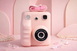 Фотоаппарат моментальной печати Instant Camera, нежно-розовый&ndash; детский цифровой фотоаппарат с цветной и чёрно-белой печатью AP-530 фото 1