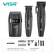 Комплект для стрижки VGR 3 в 1 V-640 S3 BLACK, машинка для стрижки, тример та електробритва шейвер АP-405 фото 6