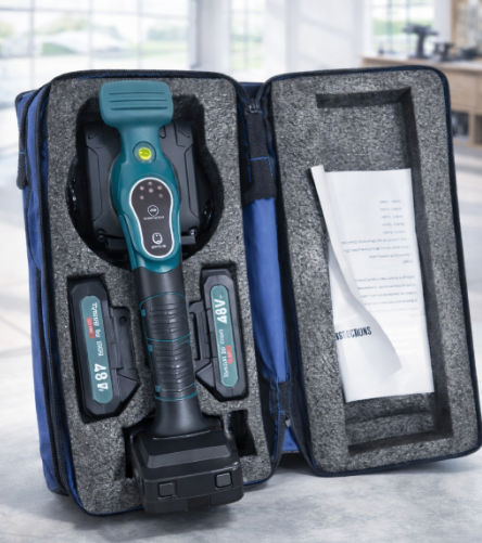 Вібраційна присоска PROFI-TEC 48V для укладання плитки, акумуляторна, з 2 батареями AP-534 фото