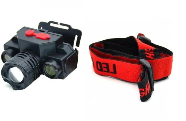 Налобный фонарь Bailong BL-1805 COB, аккумуляторный, 3 режима, USB-зарядка AP-539 фото