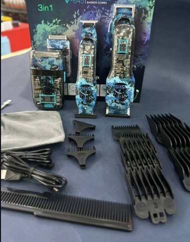 Машинка для стрижки VGR V-645 3 в 1 &mdash; триммер, электробритва, аккумуляторная AP-172 фото