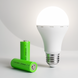 LED-лампа с аккумулятором 20W, аварийный свет до 10 часов, аккумуляторная лампочка  АP-412 фото 3